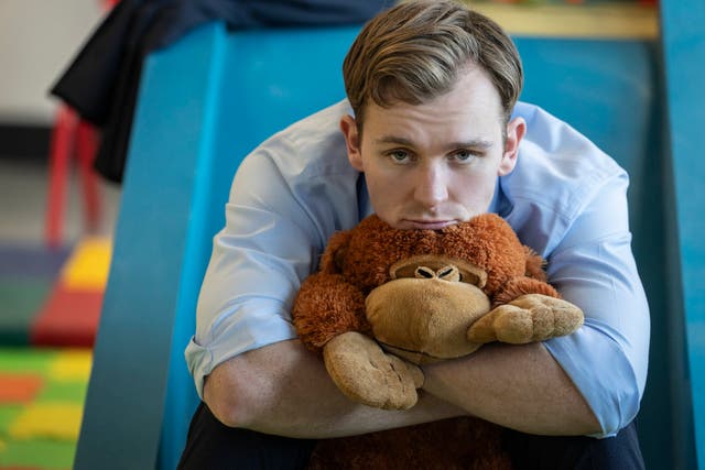 <p>Harry Lawtey as Robert on ‘Industry'</p>